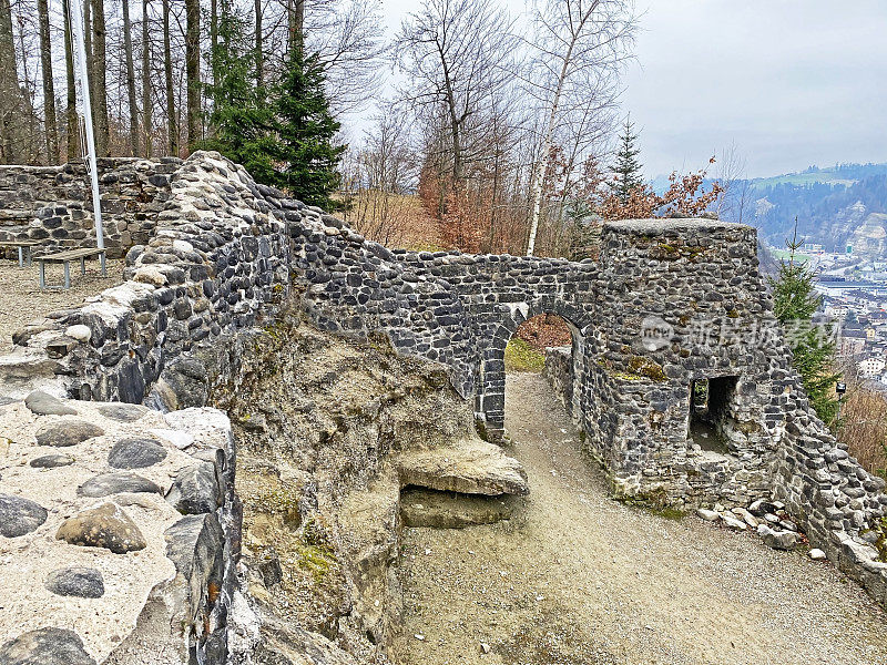 Wolhusen castle ruins or ruins Outer castle Wolhusen (Wolhusen castle ruins or ruins Wolhusen castle) -瑞士